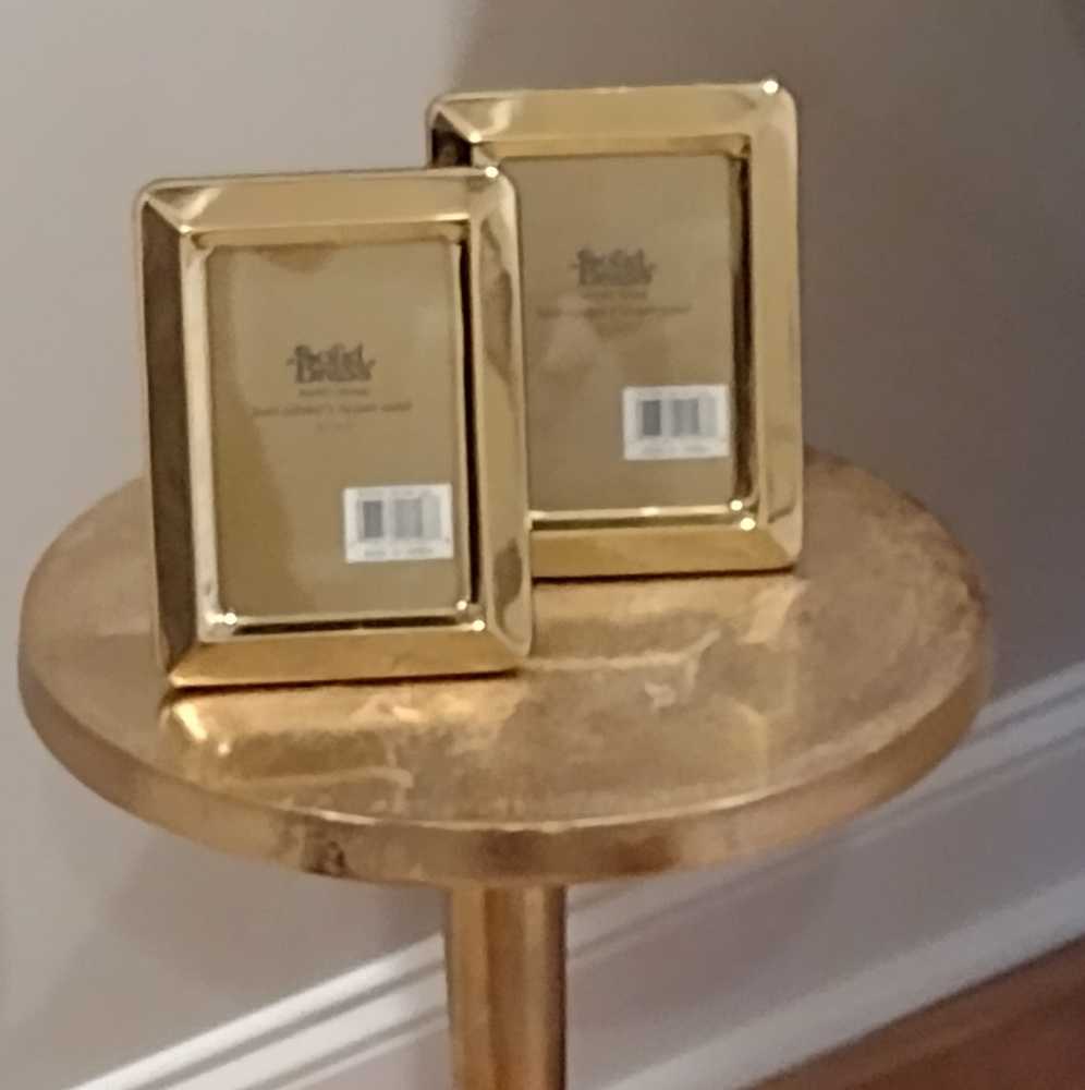 Solid Brass Lacquer Coated Picture Frames